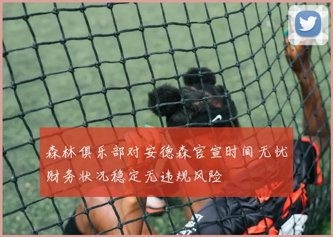 森林俱乐部对安德森官宣时间无忧财务状况稳定无违规风险